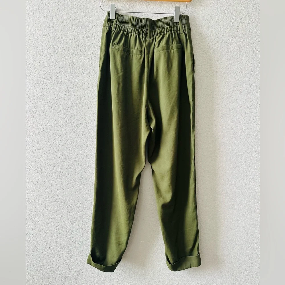 A New Day Casual Olive Green Ankle Pants Women’s Size 2 - Picture 2 of 5